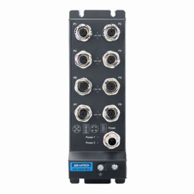 EKI-2528I-M12-AE Advantech 8 x Ports 10/100Base-T Fast Ethernet Layer 2 Unmanaged Fast Ethernet Industrial Switch
