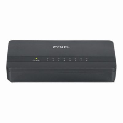ES-108E-V2 ZyXEL 8 x Ports 10/100Base-TX Layer 2 Unmanaged Desktop Fast Ethernet Network Switch