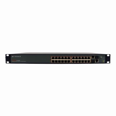 ES-2026P LG 24 x Ports PoE 10/100Base-T + 2 x Combo SFP Ports Layer 2 Managed Gigabit Ethernet Network Switch