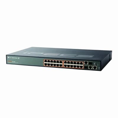 ES-3026P LG 24 x Ports PoE 10/100Base-T + 2 x Combo SFP Ports Layer 2 Managed Gigabit Ethernet Network Switch