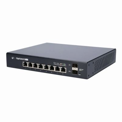 ES-8-150W Ubiquiti EdgeSwitch 8-Port 150-Watt Managed PoE+ Gigabit Switch with SFP