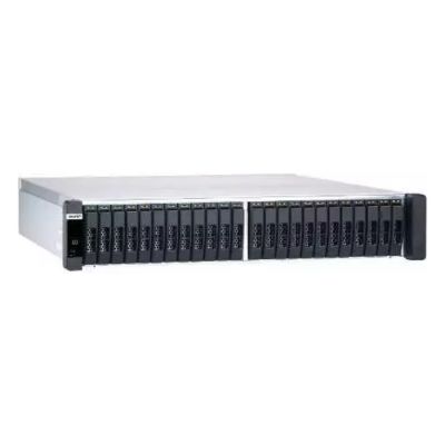 ES2486DC-2142IT-128G QNAP 2U Rackmount NAS 24-Bay SAS 12Gb/s HDD 1 x Xeon D-2142IT 8-Core CPU 128GB DDR4 RDIMM 700-Watt Redundant Power Supply