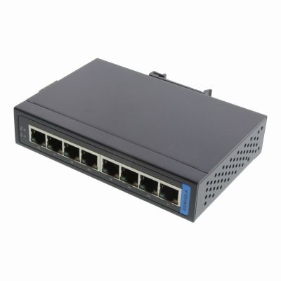 ESW108-A Advantech 8FE Slim-type Unmanaged Industrial Ethernet Switch with Low Vac Power Input