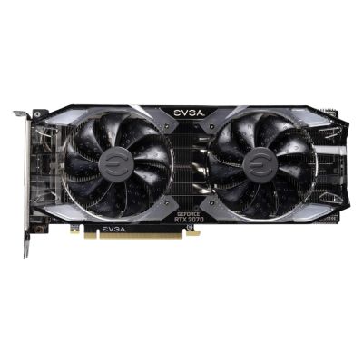 08G-P4-2172-KR EVGA GeForce RTX 2070 Video Graphics Card 1710MHz Boost Clock 8192MB GDDR6 PCI Express 3.0 x16 Dual Slot Space Required