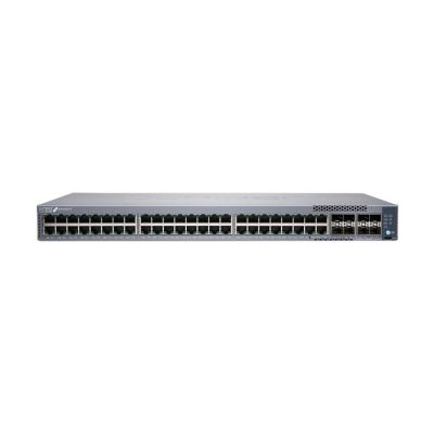 EX4100-F-48P Juniper Networks 48-port 10/100/1000BASE-T PoE+ Switch 4x1GbE/10GbE SFP/SFP + Uplinks 4x10GbE Stacking/Uplink Ports with Standard SW Optics Sold Separately