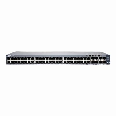 EX4100-F-48T Juniper EX4100 Series 48 x Ports 1000Base-T + 4 x Ports 10GbE Uplinks + 4 x Ports 10GbE Stacking/Uplink Ports Layer 3 Managed 1U Rack-mountable Gigabit Ethernet Network Switch