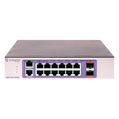 220-12t-10GE2 Extreme Networks 12-Port SFP+ 10GbE Switch Rack-Mount