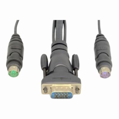 F1D9400-06 Belkin OmniView Dual Port Ps/2 and VGA Cable Kit 6ft