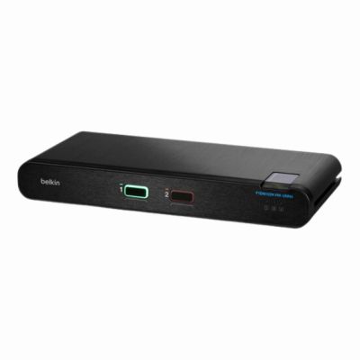 F1DN102KVM-UNN4 Belkin 2 x Ports Universal 2nd Gen Secure KVM Switch