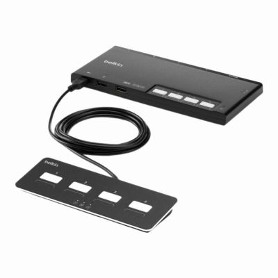 F1DN204MOD-HH-4 Belkin 4 x Ports Dual Head HDMI Modular Secure KVM Switch