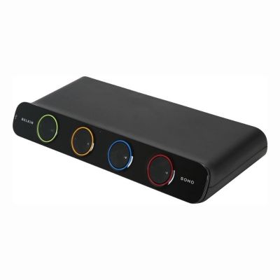 F1DS104L Belkin SOHO 4-Port KVM Switch VGA & USB with Audio