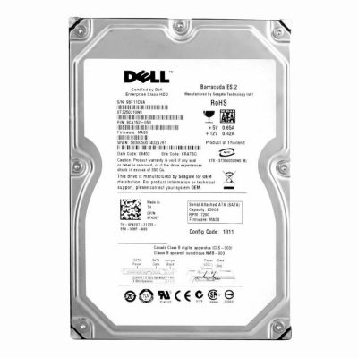 F420T Dell 250GB 7200RPM SATA 1.5Gb/s Hot-Pluggable 32MB Cache 3.5-Inch Hard Drive for PowerEdge Server & PowerVault Storage Array