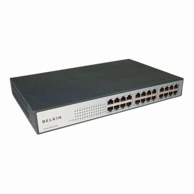 F5D5131-24 Belkin 24-Port 10/100 Switch 24 x 10/100Base-TX LAN Ethernet Switch