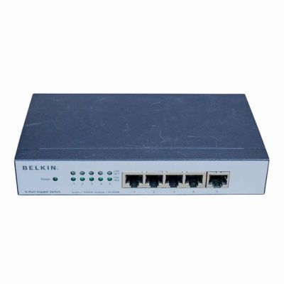 F5D5141-5 Belkin 5 x Ports 1000Base-T LAN Gigabit Ethernet Network Switch