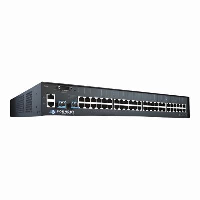 FES4802-PREM Foundry Networks 48 x Port 10/100Base-TX 2 x Port 1000Base-X Layer 3 Managed 1.5U rack-mountable Gigabit ethernet Network Switch