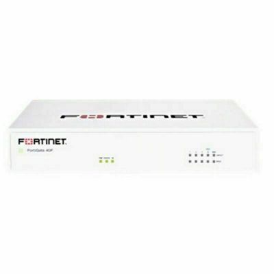 FG-40F-BDL-950-36 Fortinet FortiGate 40F Series FG-40F 4 x Ports 1000Base-T + 1 x Port 1GbE RJ-45 WAN Desktop Network Security Firewall Appliance