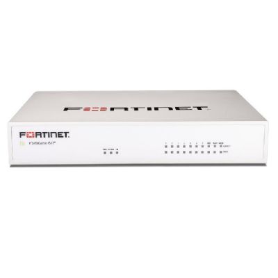 FG-61F-BDL-950-12 Fortinet FortiGate 60F Series FG-61F 10 x Ports 10/100/1000Base-T Network Security Firewall Appliance