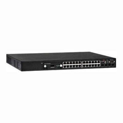 FLS624 Foundry Networks LS Series 24 x Ports 10/100/1000Base-T + 4 x shared SFP Ports Layer 3 Managed 1U Rack-mountable Gigabit Ethernet Network Switch