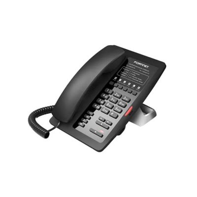 FON-H25 Fortinet FortiFone FON-H25 Hotel IP Phone with 6 Programmable Keys, PoE and 10/100 LAN/PC Ports