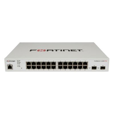 FS-124D-POE-BDL-247-36 Fortinet 24-Port PoE Switch with 12 PoE Ports & 2 SFP Slots