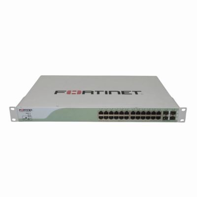 FS-324B-POE-G Fortinet FortiSwitch 324B-PoE 20 x Ports 10/100/1000Base-T + 4 x Port 10/100/1000Base-T PoE + 4 x Ports Shared SFP Rack-mountable Gigabit Ethernet Network Switch