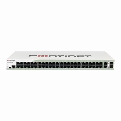 FS-348B-NFR Fortinet FortiSwitch 348B 48 x Ports 10/100/1000Base-T + 2 x Ports Shared SFP 1U Rack-mountable Layer 3 Managed Gigabit Ethernet Network Switch
