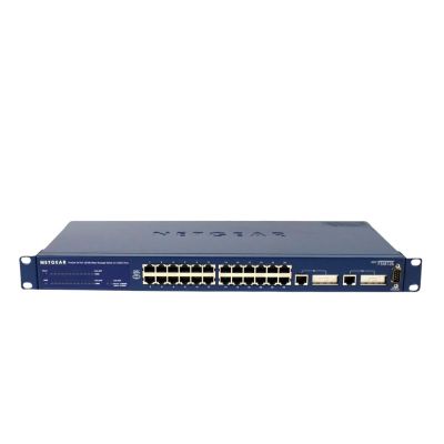 FSM726 NetGear ProSafe 24-Ports 10/100Mbps Layer 2 Managed Switch with 2 Combo Gigabit Ports 