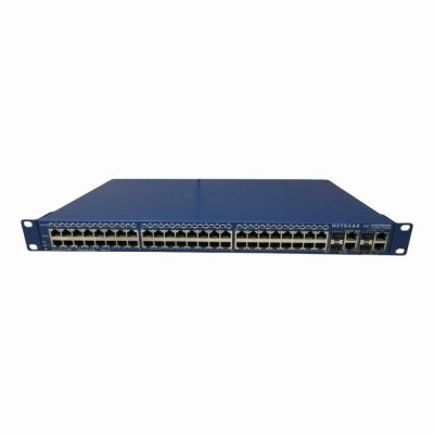 FSM7352S Netgear Prosafe FSM7352S 48 x RJ-45 Ports 10/100Base-TX + 4 x Shared SFP Ports Layer 3 Managed Stackable Fast Ethernet Network Switch