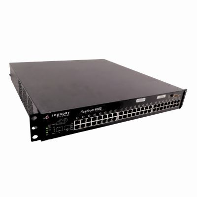 FWS4802 Foundry Networks FastIron 4802 48 x Ports 10/100Base-TX + 2 x Ports SFP Layer 3 Managed Network Switch