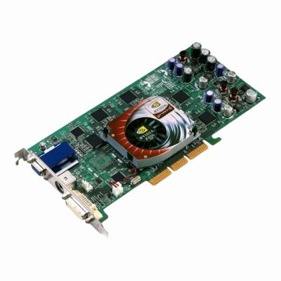 GF4TI4600AGP PNY NVIDIA GeForce4 Ti 4600 128MB GDDR AGP 4x Video Graphics Card