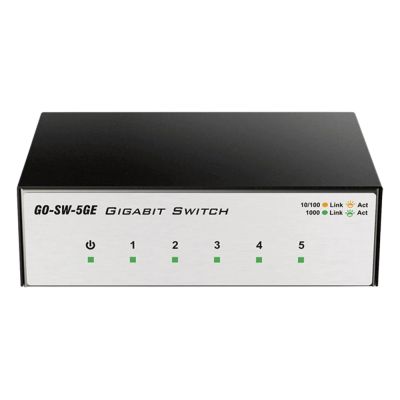 GO-SW-5GE D-Link 5-Port 10/100/1000Base-T Unmanaged Ethernet Switch