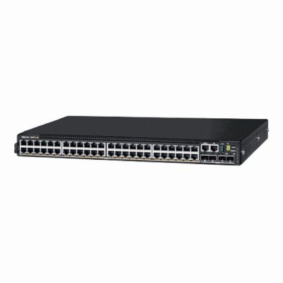 GP1PT Dell N3248p-On 48-Ports 10/100/1000Base-T RJ-45 PoE+ 4-Ports 10GBase-X SFP+ 2-Ports 100GBase-X QSFP28 Managed Rack-mountable Gigabit Ethernet Network Switch