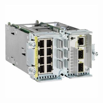 GRWIC-D-ES-2S-8PC Cisco EtherSwitch 4 x Ports PoE 10/100Base-T 4 x Ports 10/100Base-T + 2 x SFP (mini-GBIC) Ports Service Module