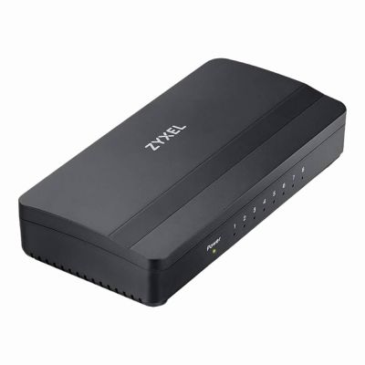 GS-108S-V2 ZyXEL 8 x Ports 10/100Base-TX Layer 2 Unmanaged Desktop Fast Ethernet Network Switch