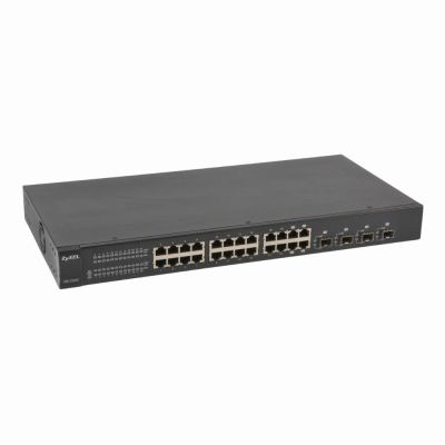 GS-1524 ZyXEL 1500 Series 20 x Ports 10/100/1000Base-T + 4 x Ports Dual-Personality SFP/RJ-45 Layer 2 Managed Gigabit Ethernet Switch