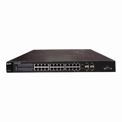 GS1910-24HP ZyXEL GS1910 Series 20 x Ports PoE+ 10/100/1000Base-T + 4 x Ports Dual-Personality SFP/RJ-45 Layer 2 Smart Managed Gigabit Ethernet Switch