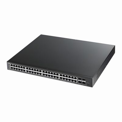 GS1910-48 ZyXEL GS1910 Series 48 x Ports 10/100/1000Base-T + 4 x Ports SFP Layer 2 Managed Rack-Mountable Gigabit Ethernet Switch