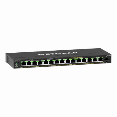 GS316EPP-100NAS Netgear 15 x Ports PoE+ 10/100/1000Base-T + 1 x SFP Port Layer 3 Managed Desktop Gigabit Ethernet Network Switch