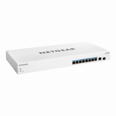 GS710TUP Netgear 8 x RJ-45 Ports PoE++ + 1 x Copper GE Port + 1 x SFP Port Layer 2 Managed Gigabit Ethernet Network Switch
