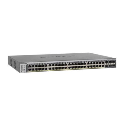 GS752TPSB-100NAS Netgear 48-Port x 10/100/1000 Rack-Mountable Managed Stackable Gigabit Ethernet Switch