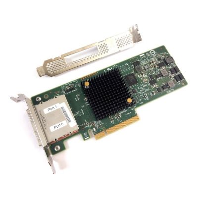H5-25427-00 Broadcom 9207-8e SAS-2 6 Gb/s PCI Express 3.0 x8 LP SGL Host Bus Adapter