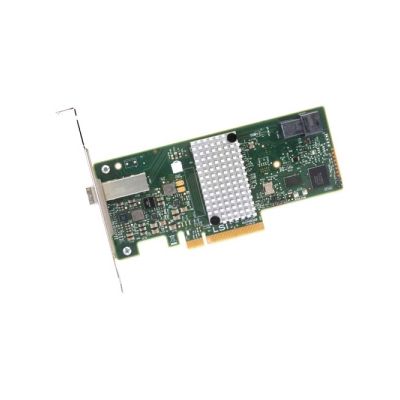 LSI Logic H5-25515-00 Single SAS 4 Port 12GB/S PCIe 3.0 X8 SAS Host Bus Adapter LP