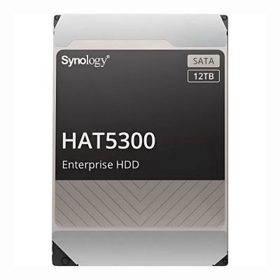 Synology HAT5300-12T 12Tb Sata 6Gbps 512e 7200Rpm 256Mb Cache 3.5Inch Internal Hard Drive
