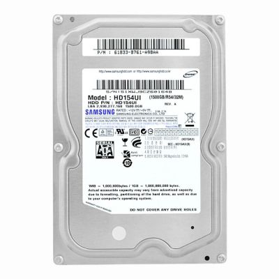 HD154UI Samsung Spinpoint F2EG 1.5TB 5400RPM SATA 3Gb/s 32MB Cache 3.5-Inch Hard Drive