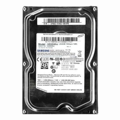 HD253GJ Samsung Spinpoint F3 250GB 7200RPM SATA 3Gb/s 16MB Cache 3.5-Inch Hard Drive