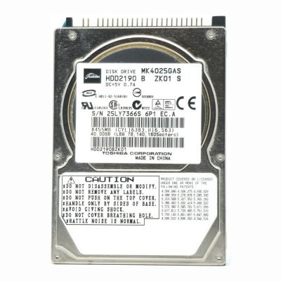 HDD2190 Toshiba 40GB 4.2K RPM ATA/100 2.5-inch Hard Disk Drive