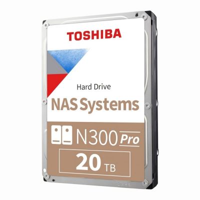 HDWG62AXZSTB Toshiba N300 Pro 20TB 7.2K RPM 6Gb/s SATA 512MB Cache 3.5-inch Hard Drive