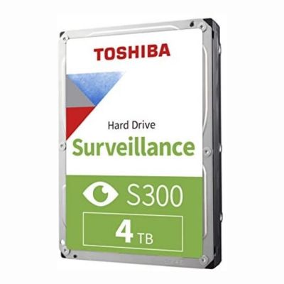 HDWT140UZSVAR Toshiba S300 4TB 5400RPM SATA 6Gb/s 128MB Cache 3.5-Inch Surveillance Hard Drive