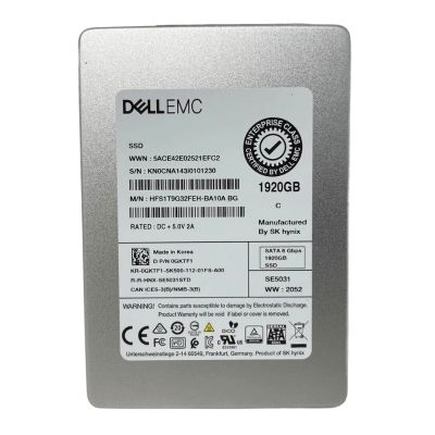 Hynix HFS1T9G32FEH-BA10A SE5011 1.92tb Sata-6Gbps Tlc 2.5inch Dell OEM Ssd