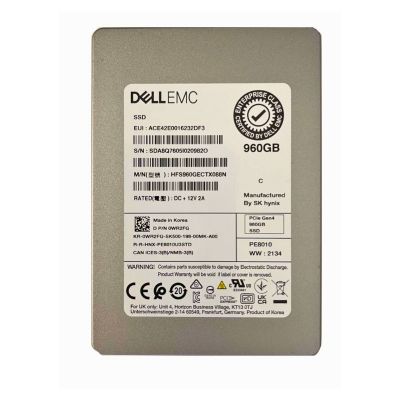 HFS960GECTX088N SK Hynix 960GB PCIe Gen4 NVMe U.2 2.5-Inch SFF Enterprise Solid State Drive